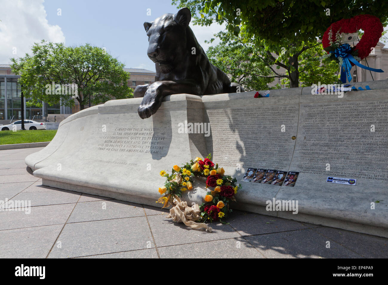 National Police Officers Memorial Washington, DC USA Stock Photo Alamy