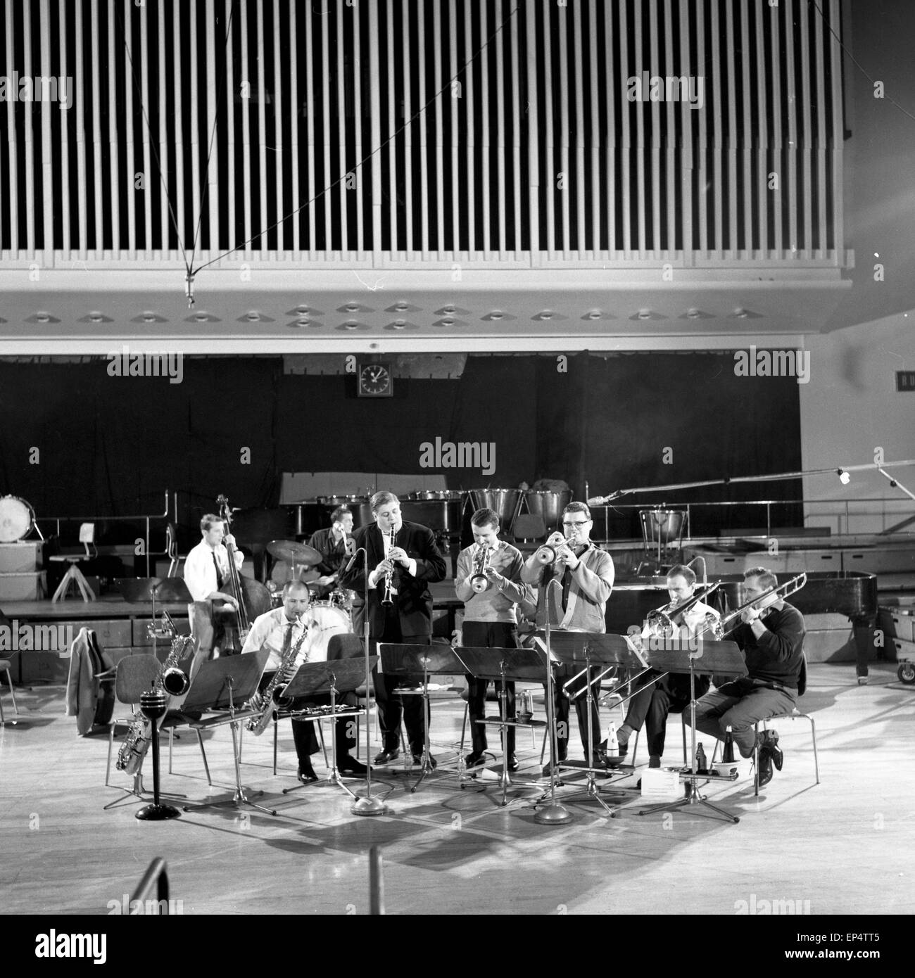Musiker beim Jazz in Hamburg, Deutschland 1960er Jahre