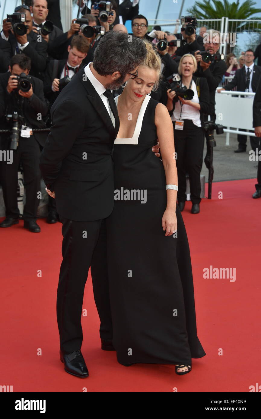 Cannes, France. 13th May, 2015. Emmanuelle Beart , attending the Red