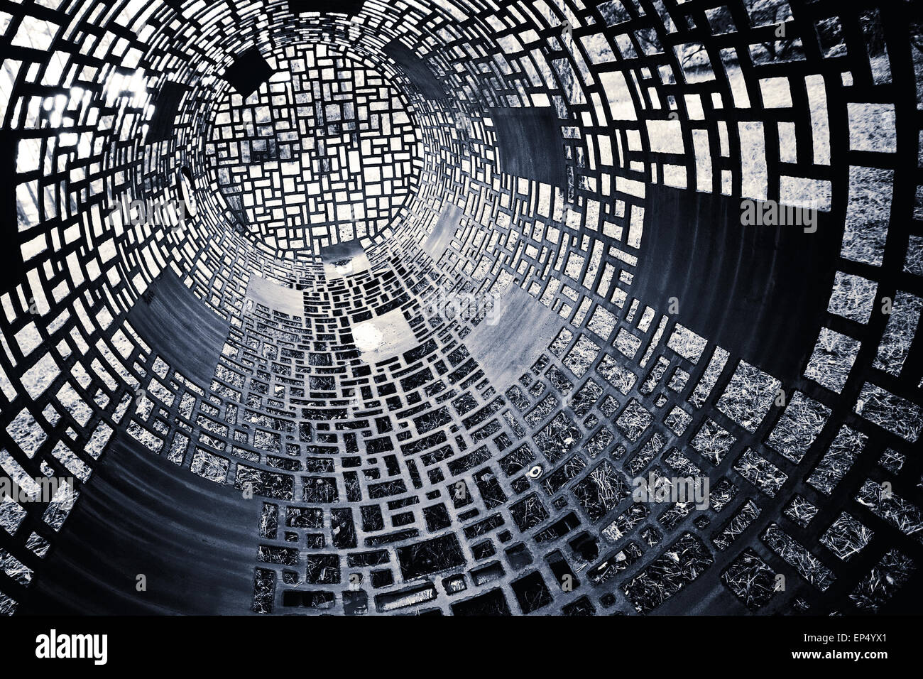 black and white geometric background Stock Photo