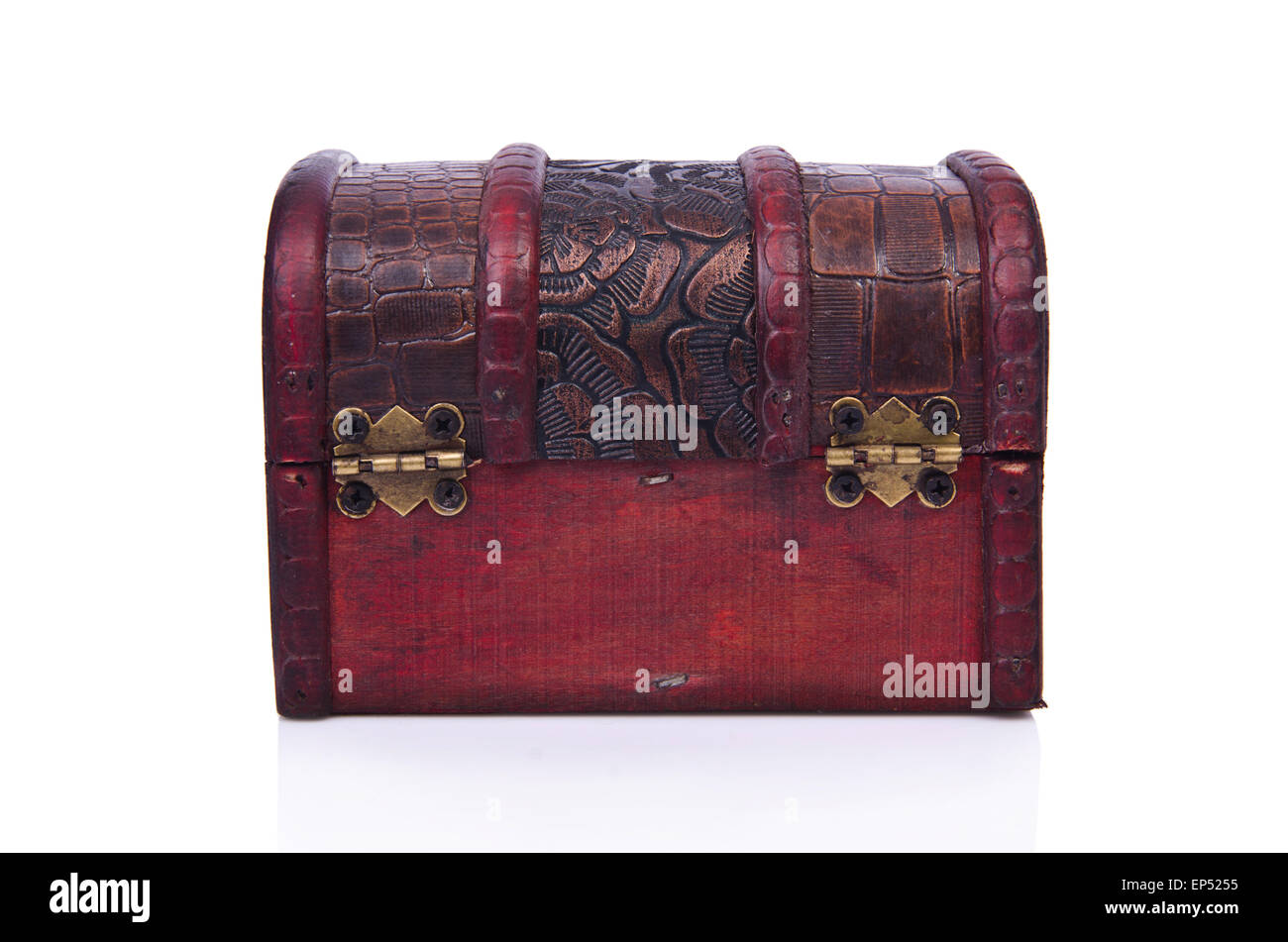 Old chest isolated on the white background Stock Photo - Alamy