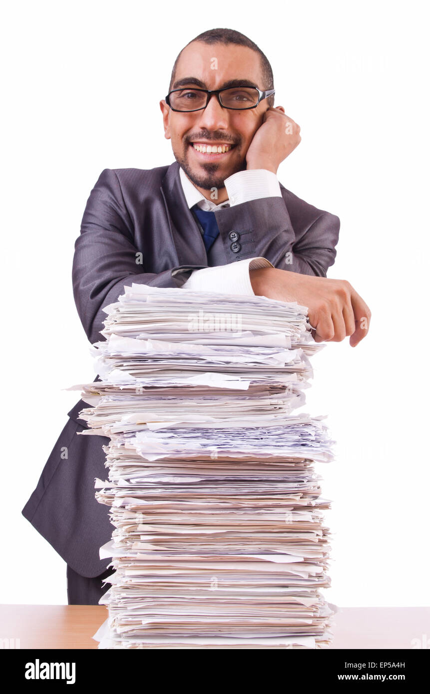 Person holding lots of paper work hi-res stock photography and images ...