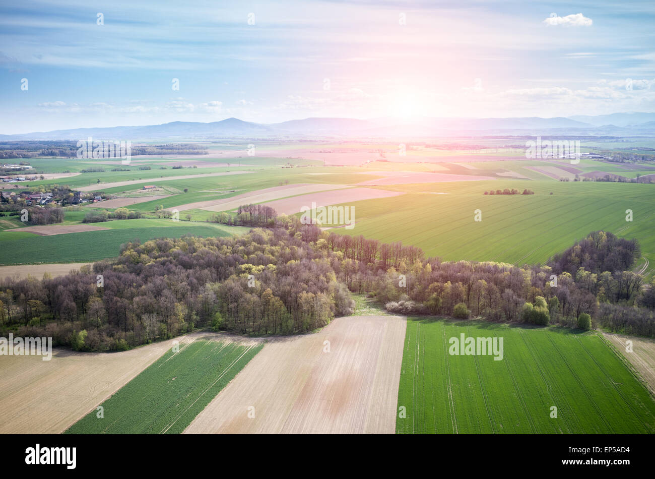 Sunlight on large field hi-res stock photography and images - Alamy