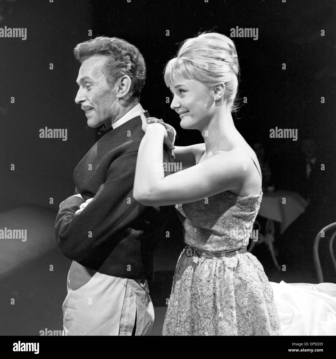 Mit viel Schwung, Musiksendung, Deutschland 1963, Gaststar: Inge Brück Stock Photo