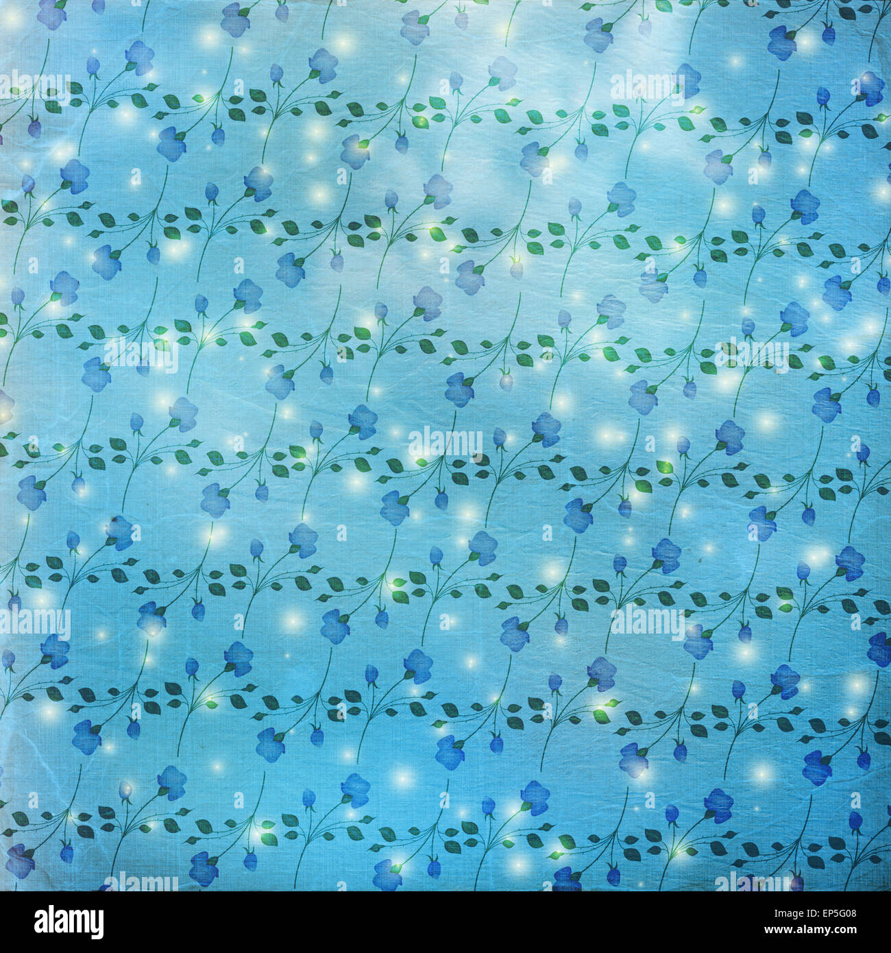 Grunge vintage background with flowers for design Stock Photo - Alamy