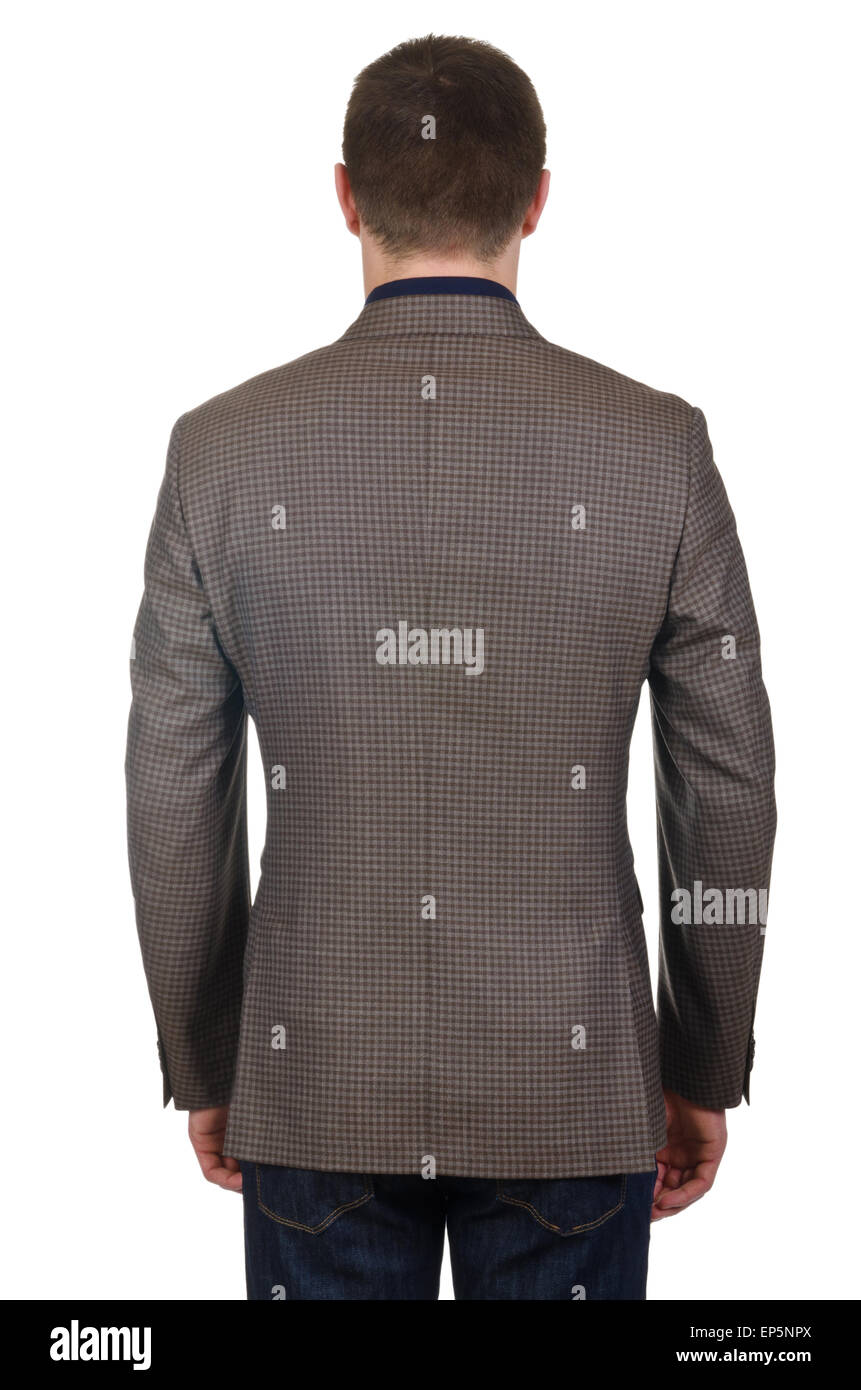 Jacket isolated on the white background Stock Photo - Alamy