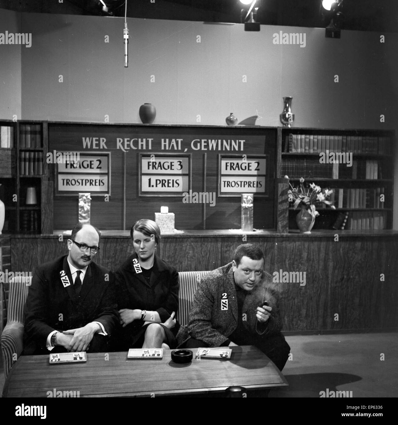 Wer hat Recht ? Rechtsberatung anhand von Beispielfällen, Deutschland 1963, Szenenfoto Stock Photo