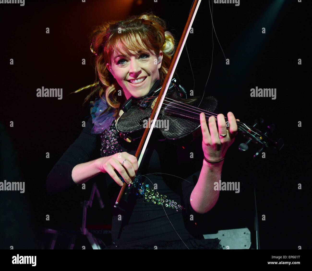 American violinist Lindsey Stirling performs at Vicar Street Featuring