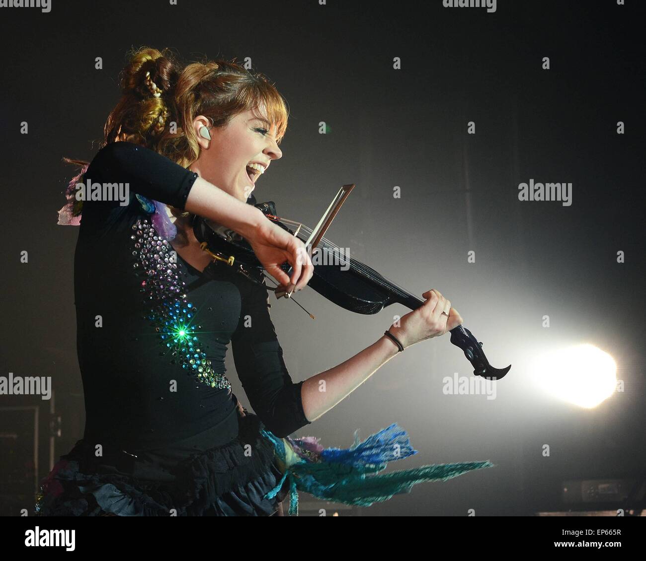 American violinist Lindsey Stirling performs at Vicar Street Featuring