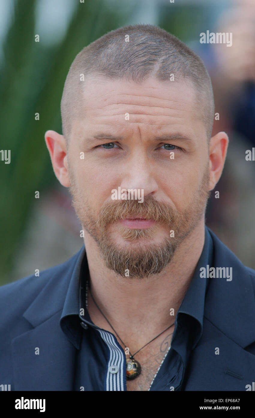 Cannes, France. 14th May, 2015. Tom Hardy Actor Mad Max: Fury Road