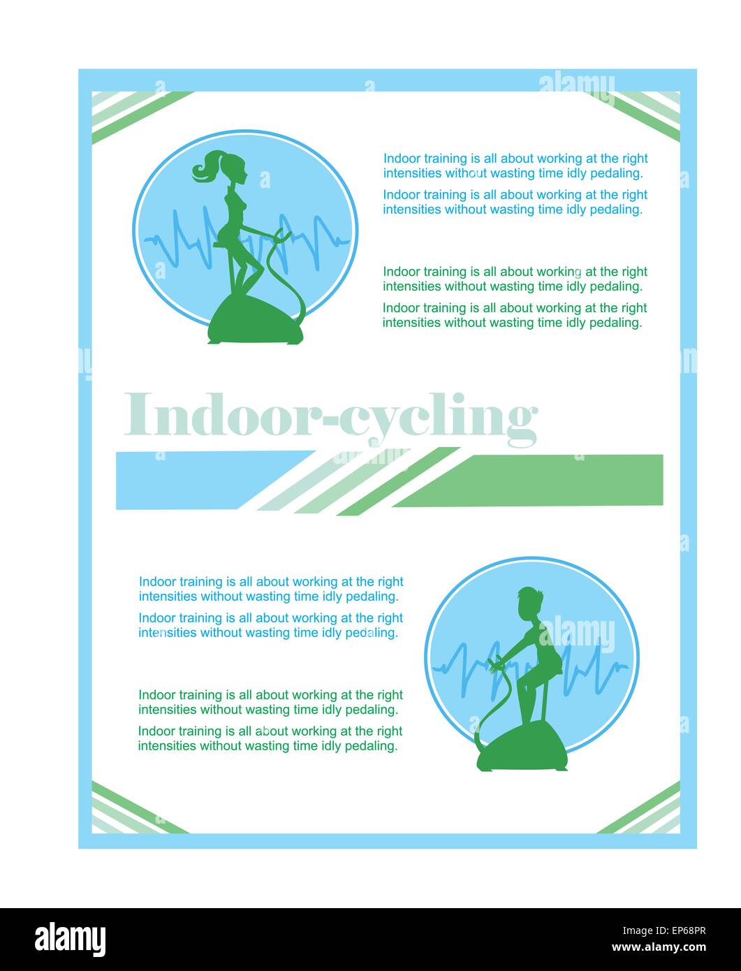 Indoor cycling Cut Out Stock Images & Pictures Alamy