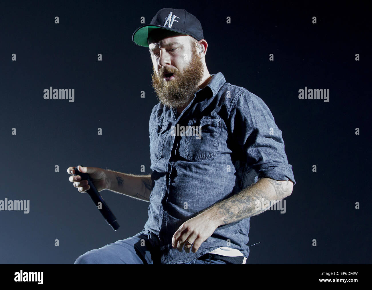 In Flames performing live in their hometown of Gothenburg Featuring: Anders  Fridén Where: Gothenburg, Sweden When: 08 Nov 2014 Credit: Emelie  Andersson/WENN.com Stock Photo - Alamy
