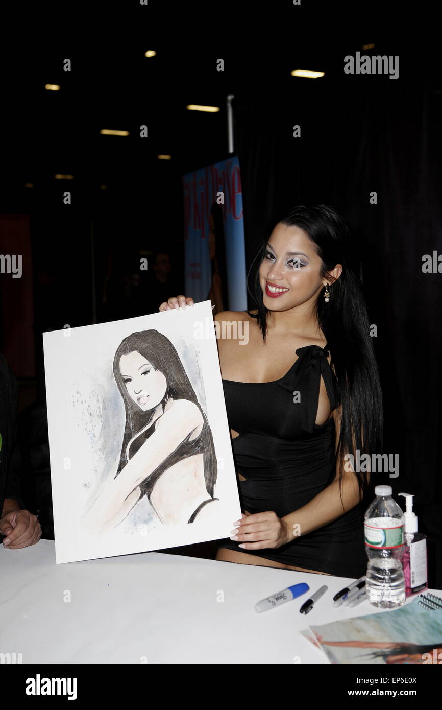 EXXXOTICA New Jersey held at The New Jersey Convention and Expo Center - Day 2  Featuring: Abella Anderson Where: Edison, New Jersey, United States When: 08 Nov 2014 Credit: Derrick Salters/WENN.com Stock Photo