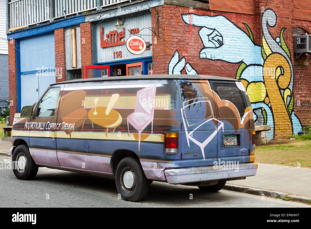 Cabbagetown, Atlanta, USA Stock Photo Alamy