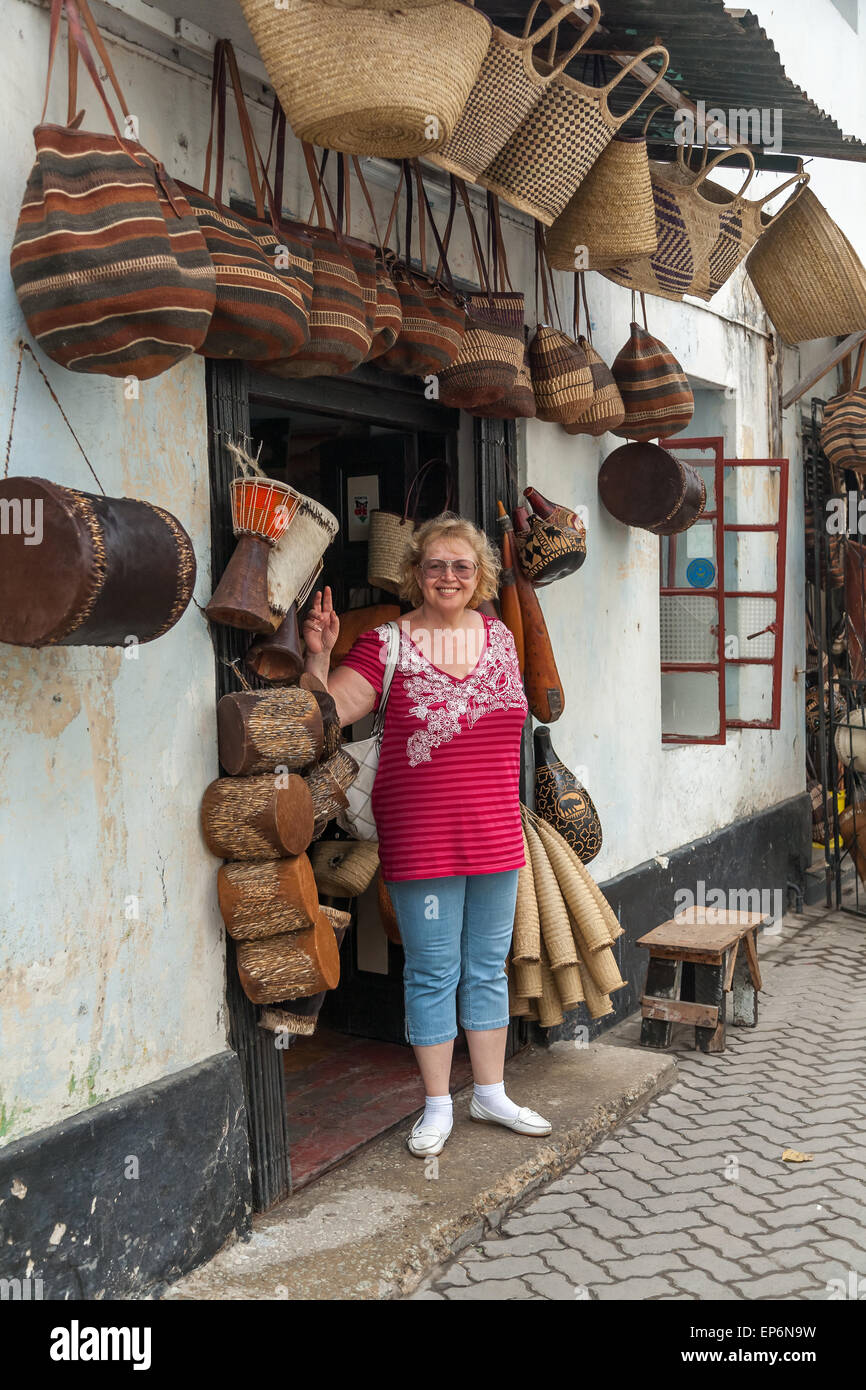 Exotic handmade bags in Kenya. Africa Stock Photo Alamy