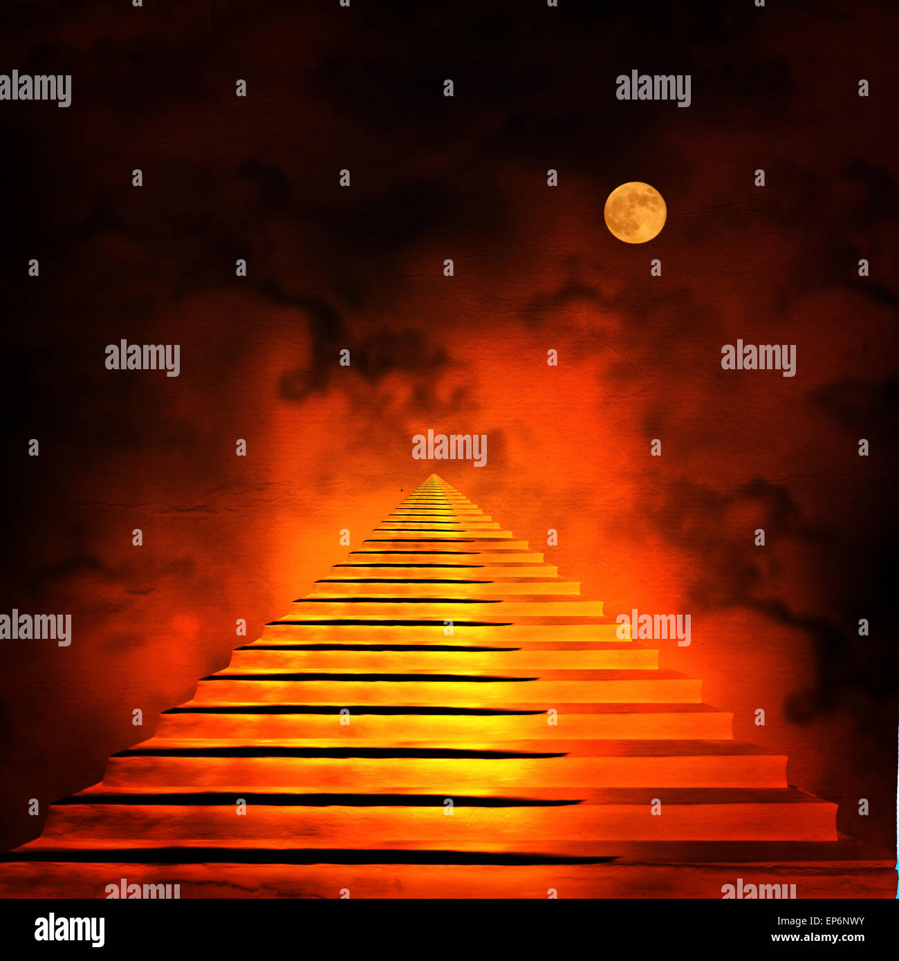 Stairway heaven leading god hi-res stock photography and images - Alamy