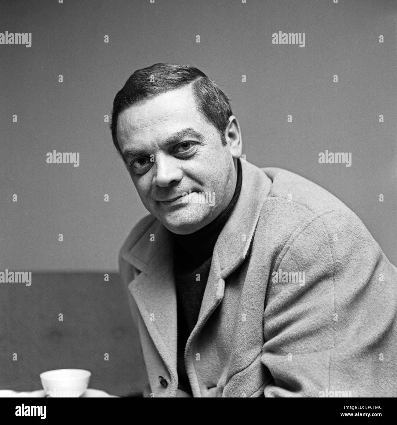 Deutscher Schauspieler Friedrich Schütter, Deutschland 1960er Jahre. German actor Friedrich Schuetter, Germany 1960s. Stock Photo