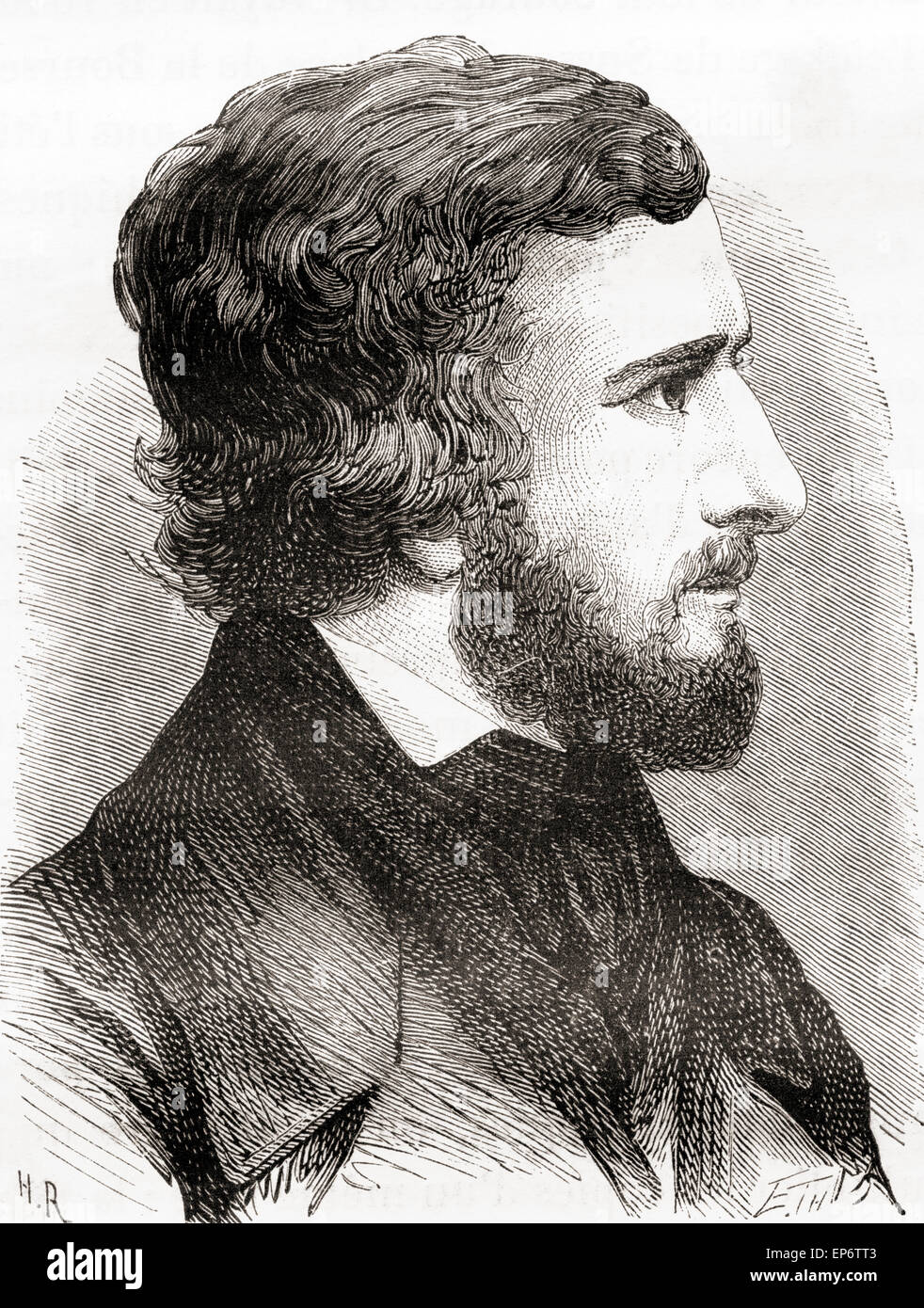 Armand Hippolyte Louis Fizeau, 1819 – 1896.   French physicist. Stock Photo