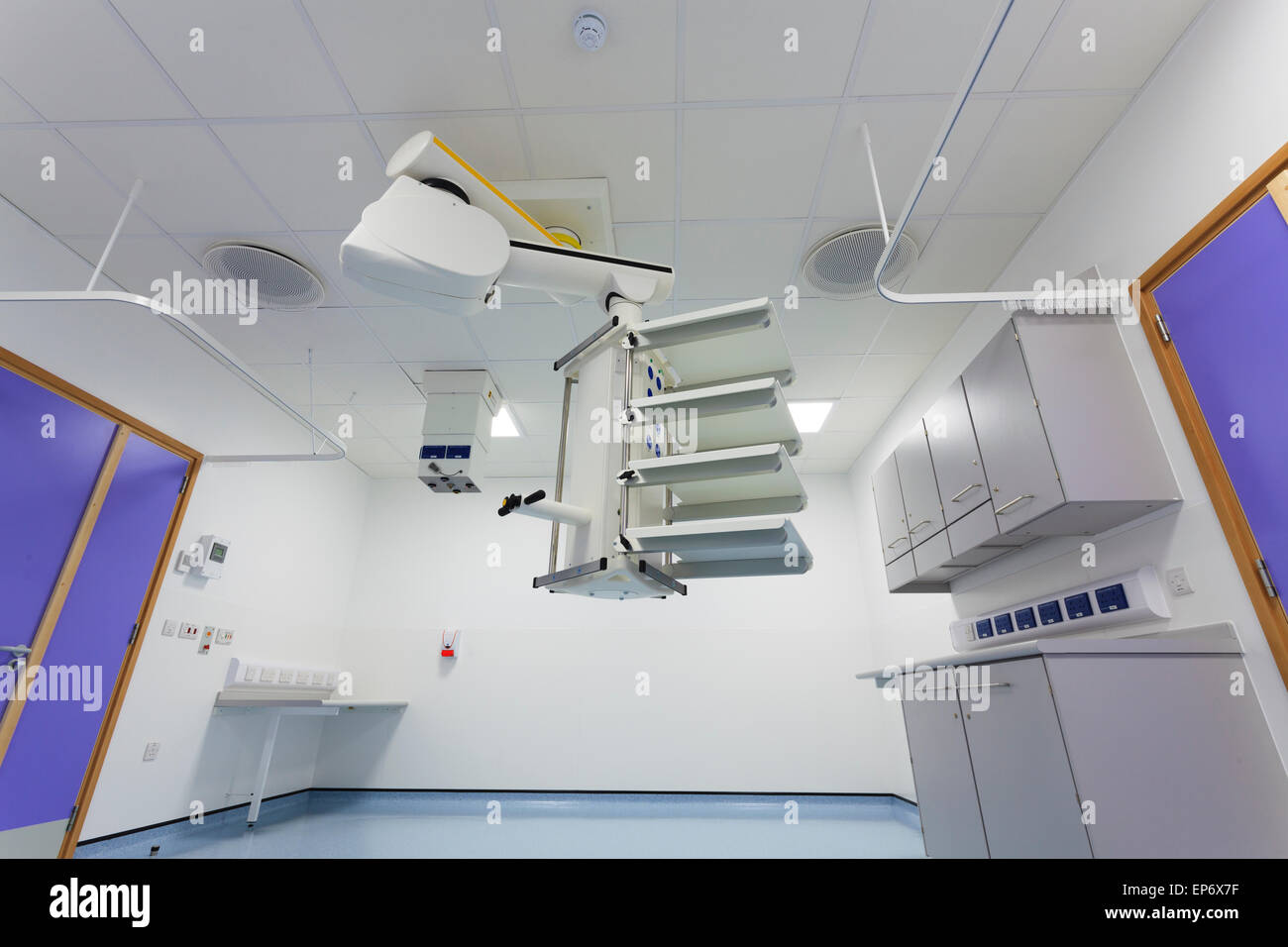 New unoccupied Endoscopy Department at Worthing Hospital Stock Photo