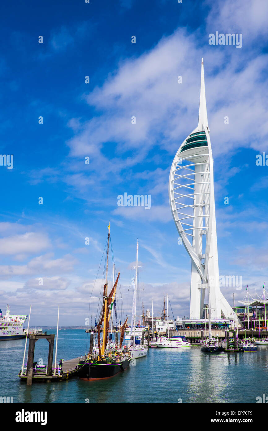 Spinnaker tower - Portsmouth Harbour, England, U.K. Stock Photo