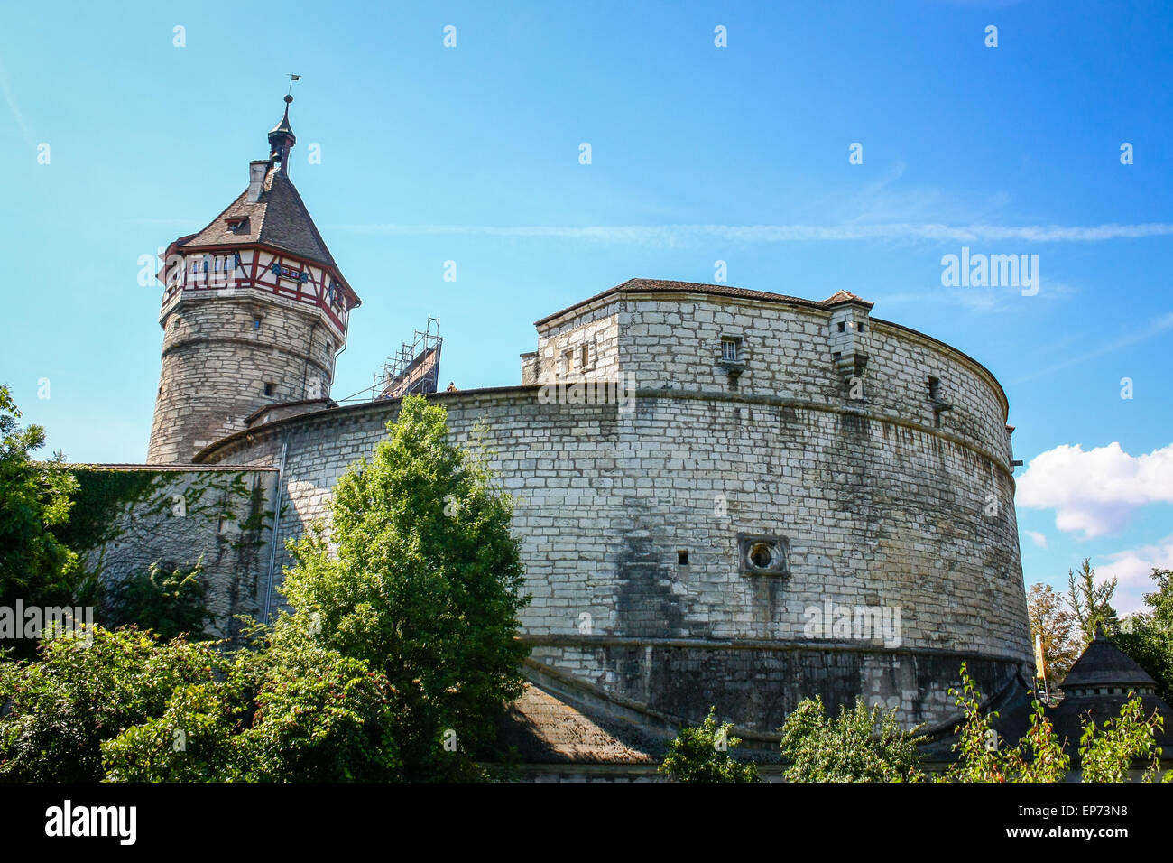 Munot fortress Stock Photo