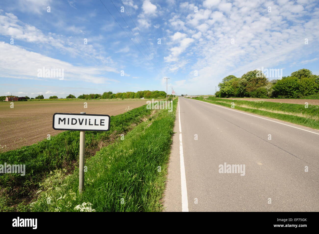 Midville, Lincolnshire, UK Stock Photo Alamy