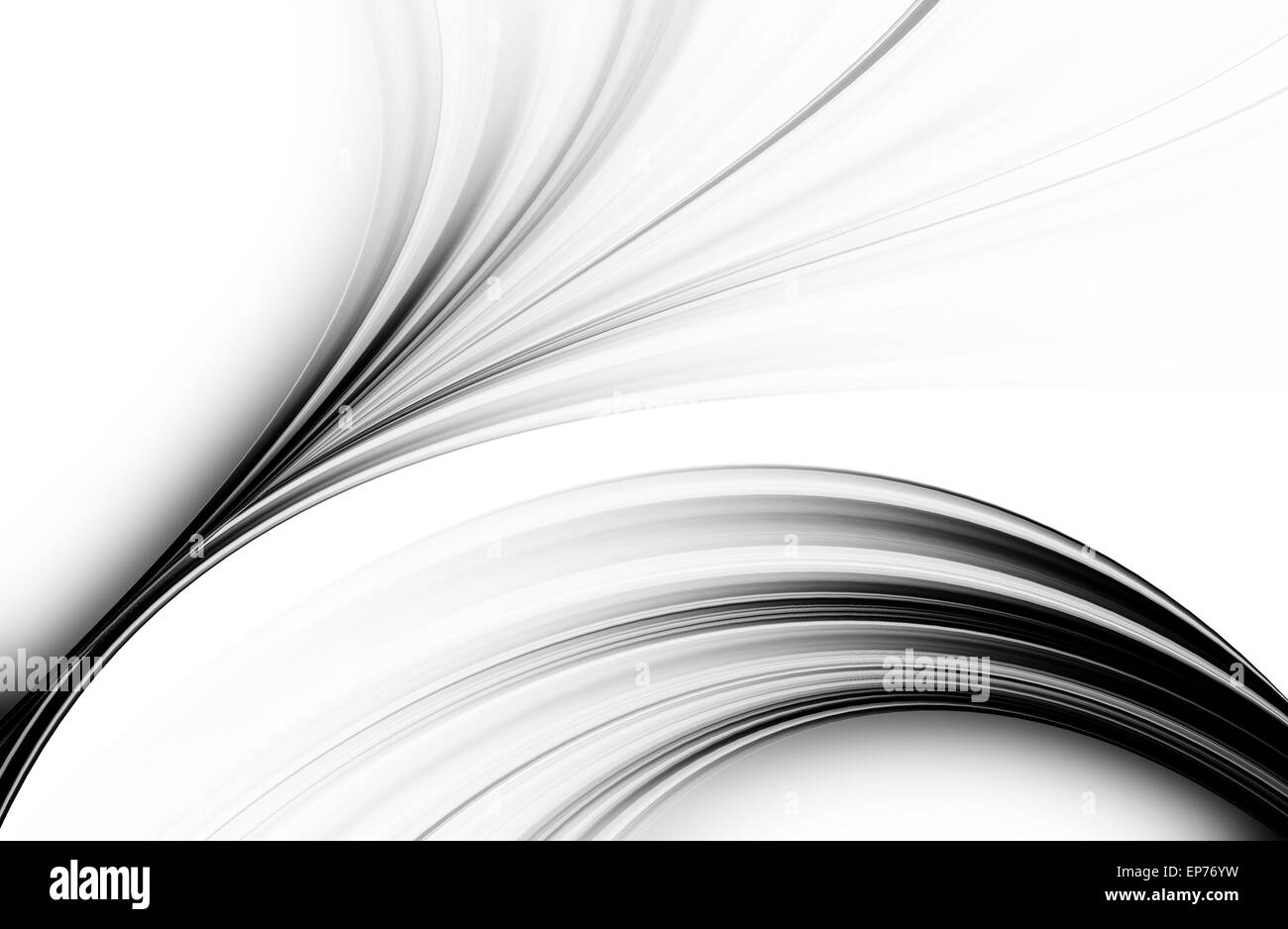 abstract black and white background and digital wave with motion blur ...