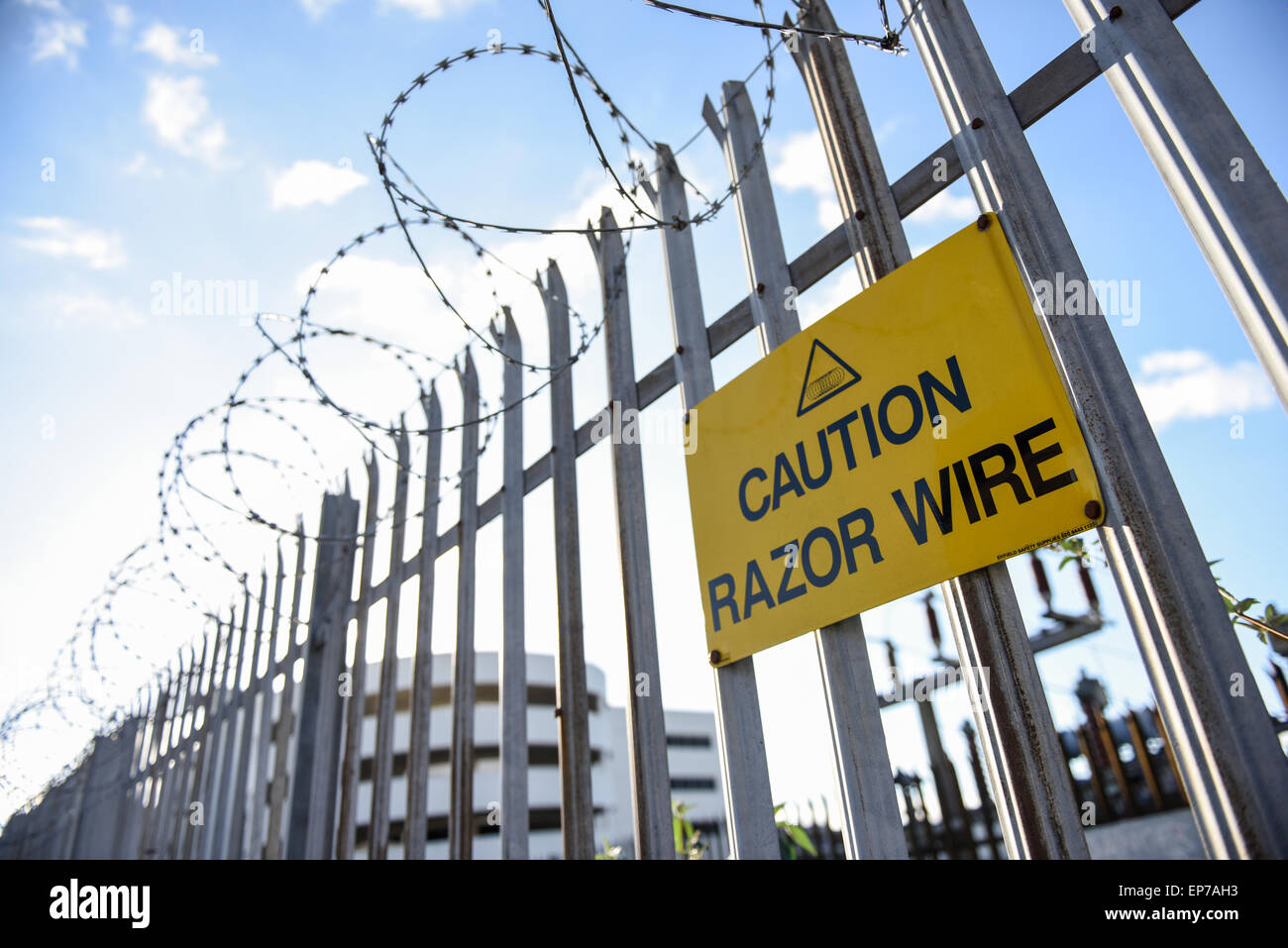 Razor wire injury hires stock photography and images Alamy