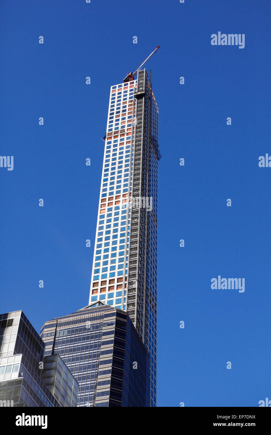 skyscraper under construction in New York City Stock Photo Alamy