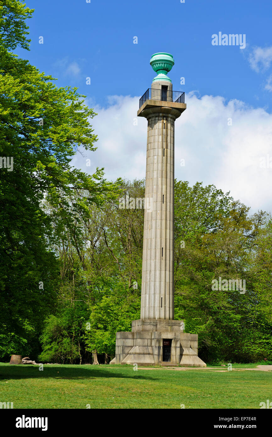 The Bridgewater monument on the Ashbridge Estate, England, United