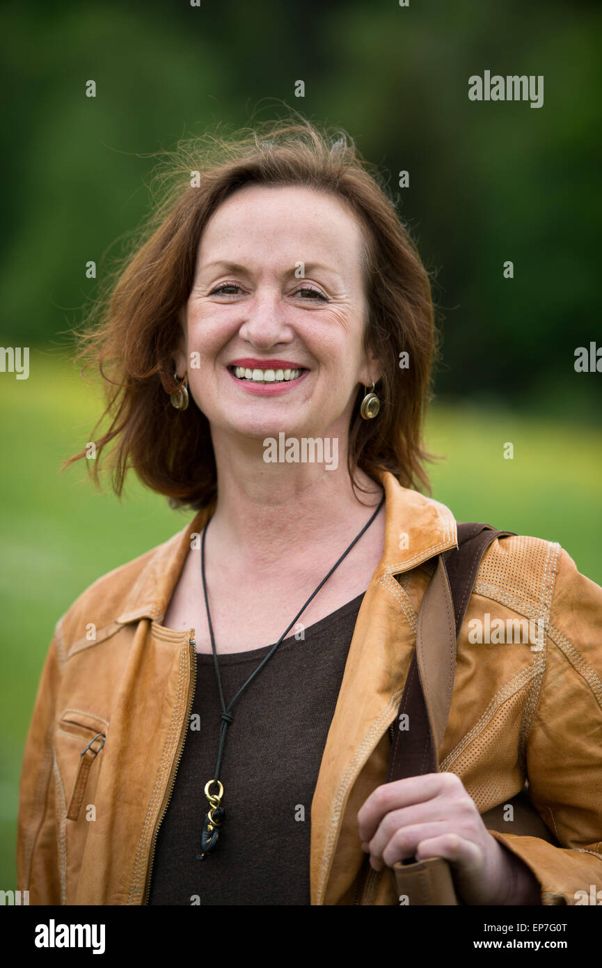 Muensingen, Germany. 14th May, 2015. Actress Irene Fischer poses in Muensingen, Germany, 14 May 2015. A celebratory linden tree was planted for the 30th birthday of the well known ARD series 'Lindenstrasse.' Photo: DANIEL NAUPOLD/dpa/Alamy Live News Stock Photo