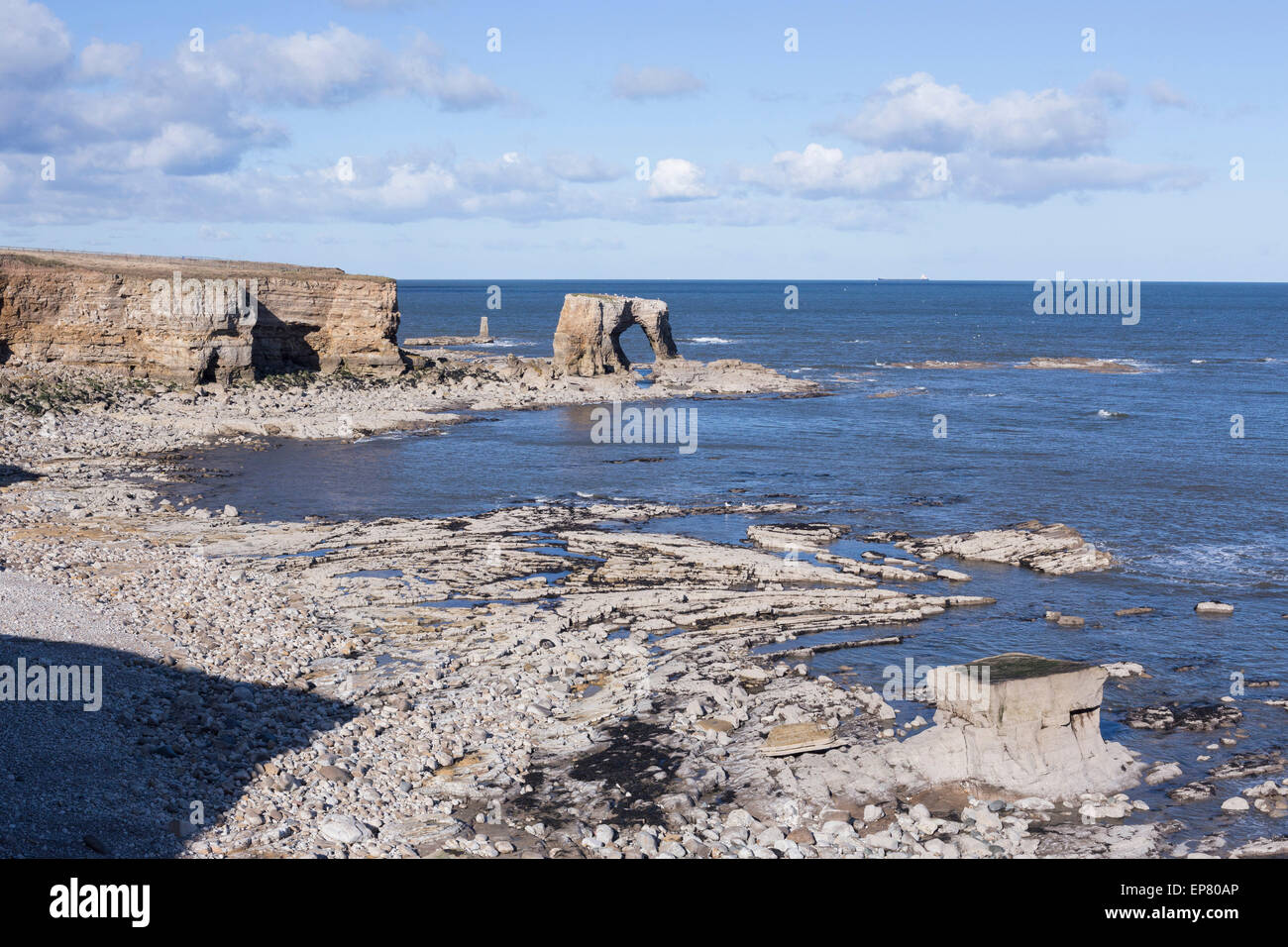 Lizard Point, Marsden, South Tyneside, England Stock Photo