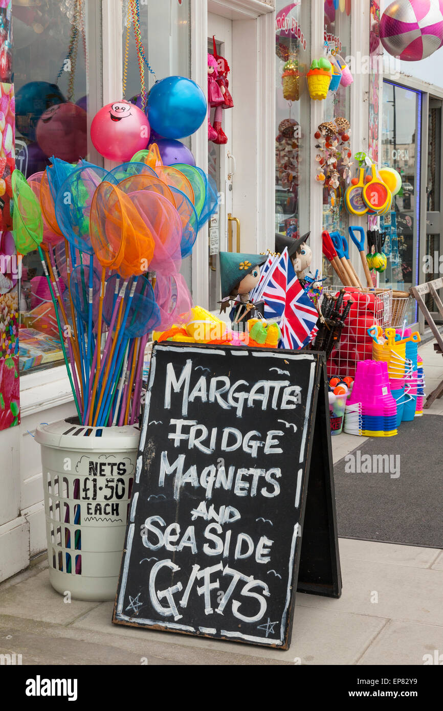 seaside shop in Margate, Kent, England Stock Photo