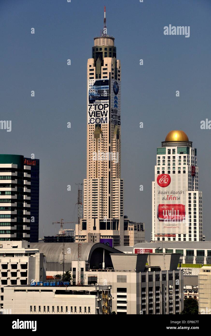 Bangkok, Thailand The Baiyoke Tower, Bangkok's tallest building, with