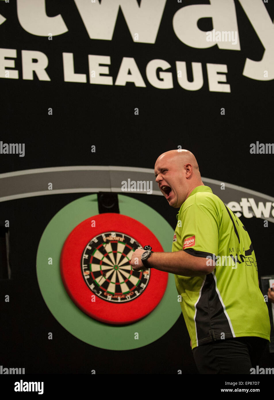 Brighton Uk 14th May 2015 Betway Premier League Darts