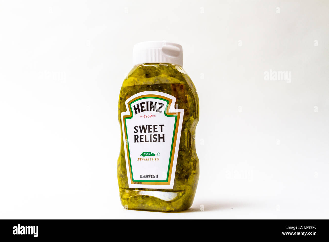 A squeeze bottle of Heinz Sweet Pickle Relish Stock Photo Alamy