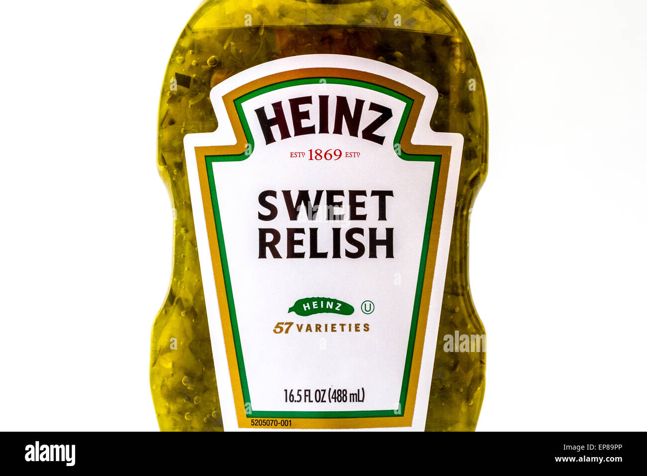 A squeeze bottle of Heinz Sweet Pickle Relish Stock Photo 82547214 Alamy