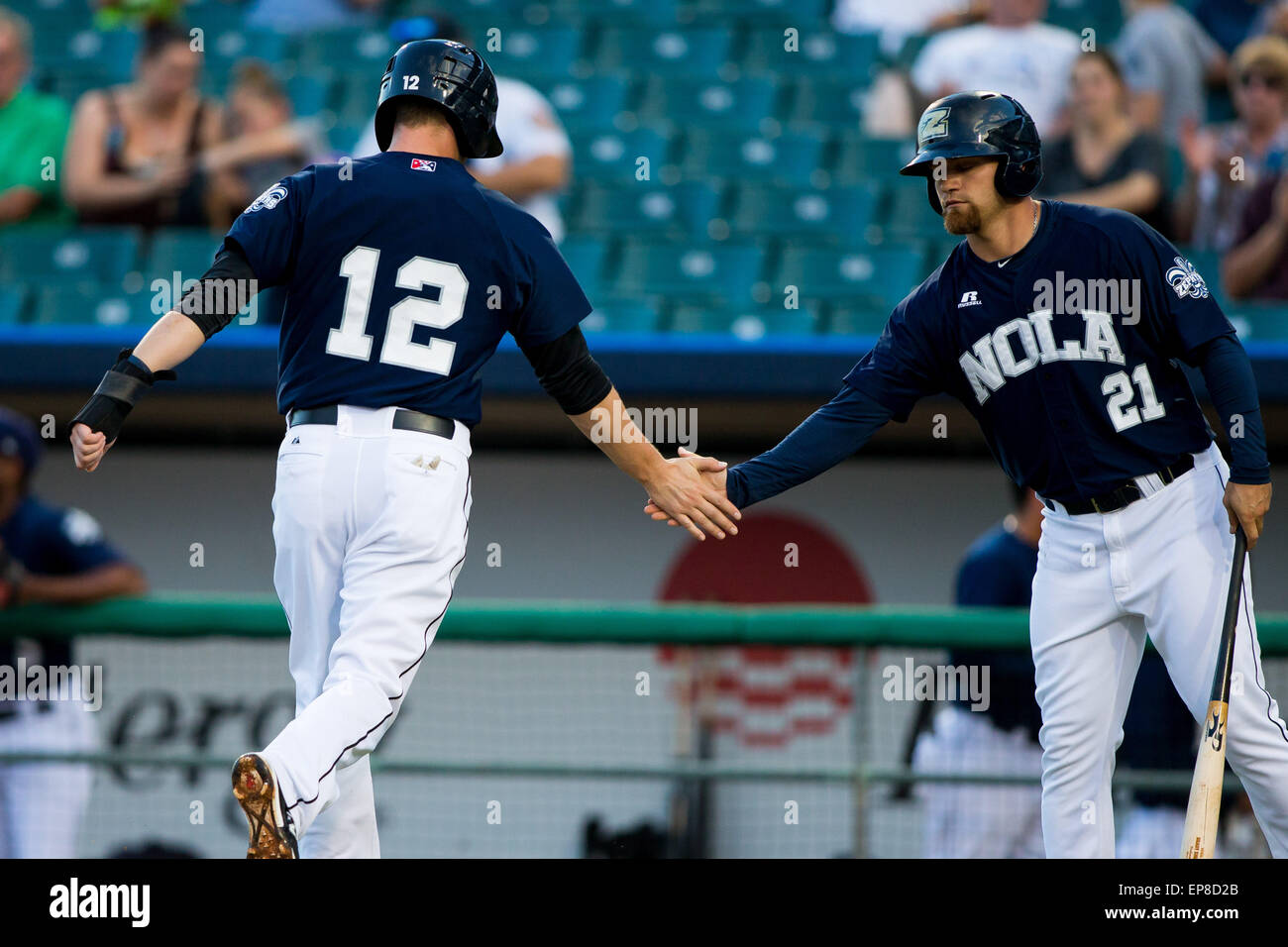 New Orleans, LA, USA. 14th May, 2015. New Orleans Zephyrs third baseman