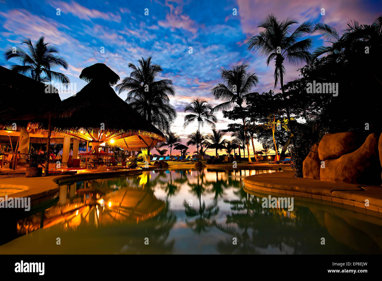 Costa Rica resort Stock Photo - Alamy