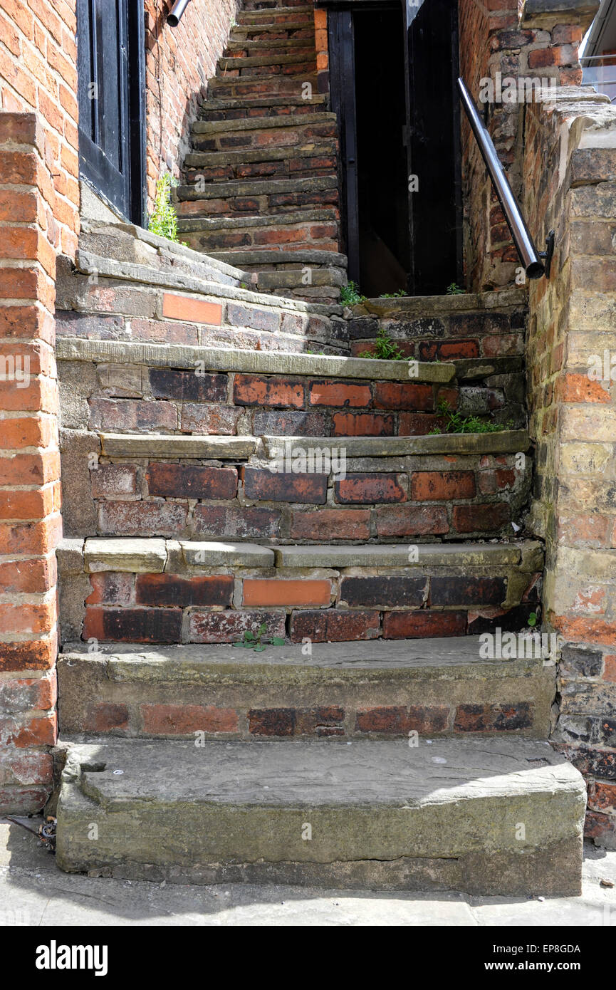 Wooden Stairs in Fábrica e Armazem das Carmelitas, Porto, Portugal, Europe  Stock Photo - Alamy