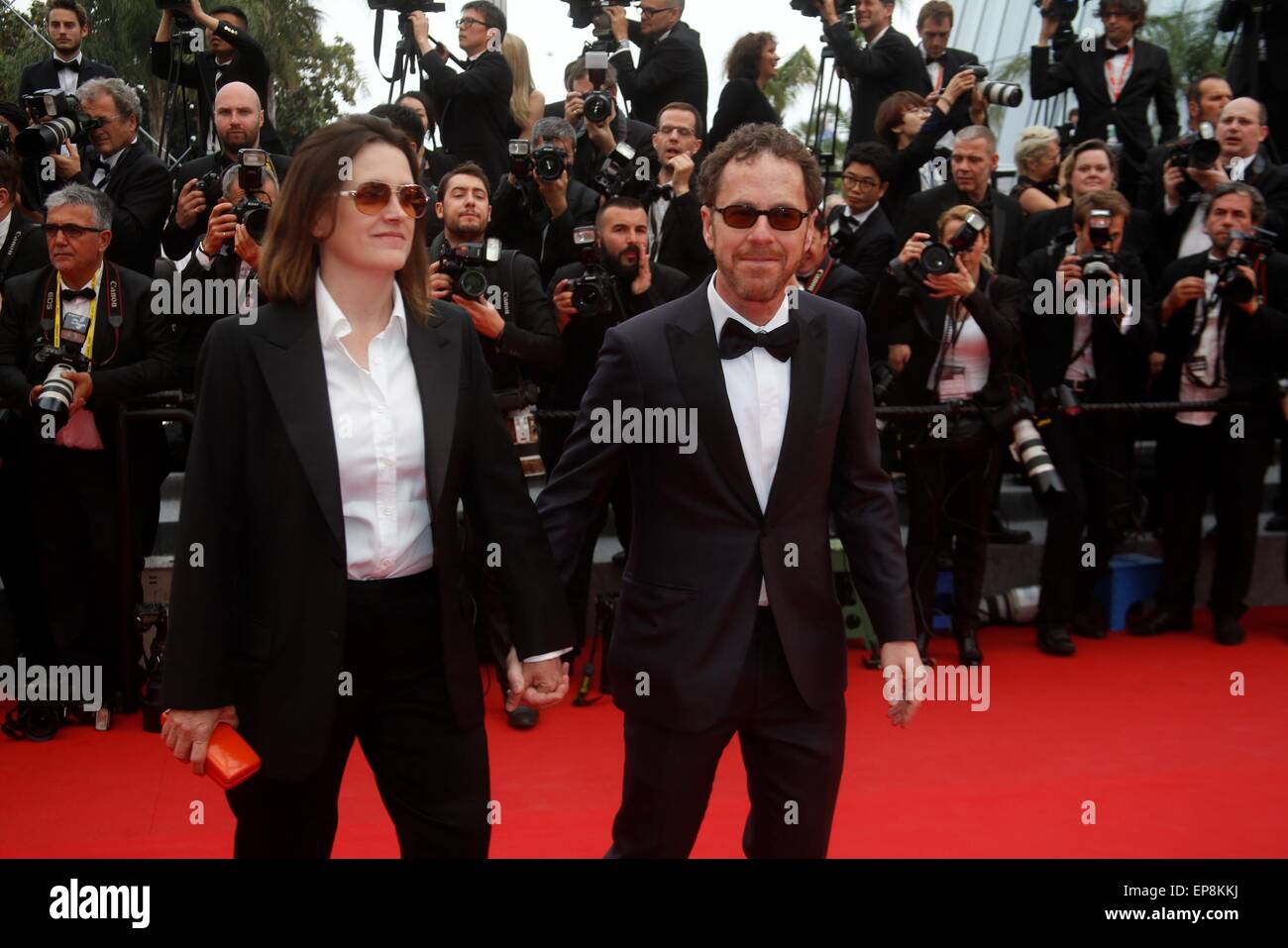 Director Ethan Coen and Tricia Cooke attend the premiere of Mad Max ...