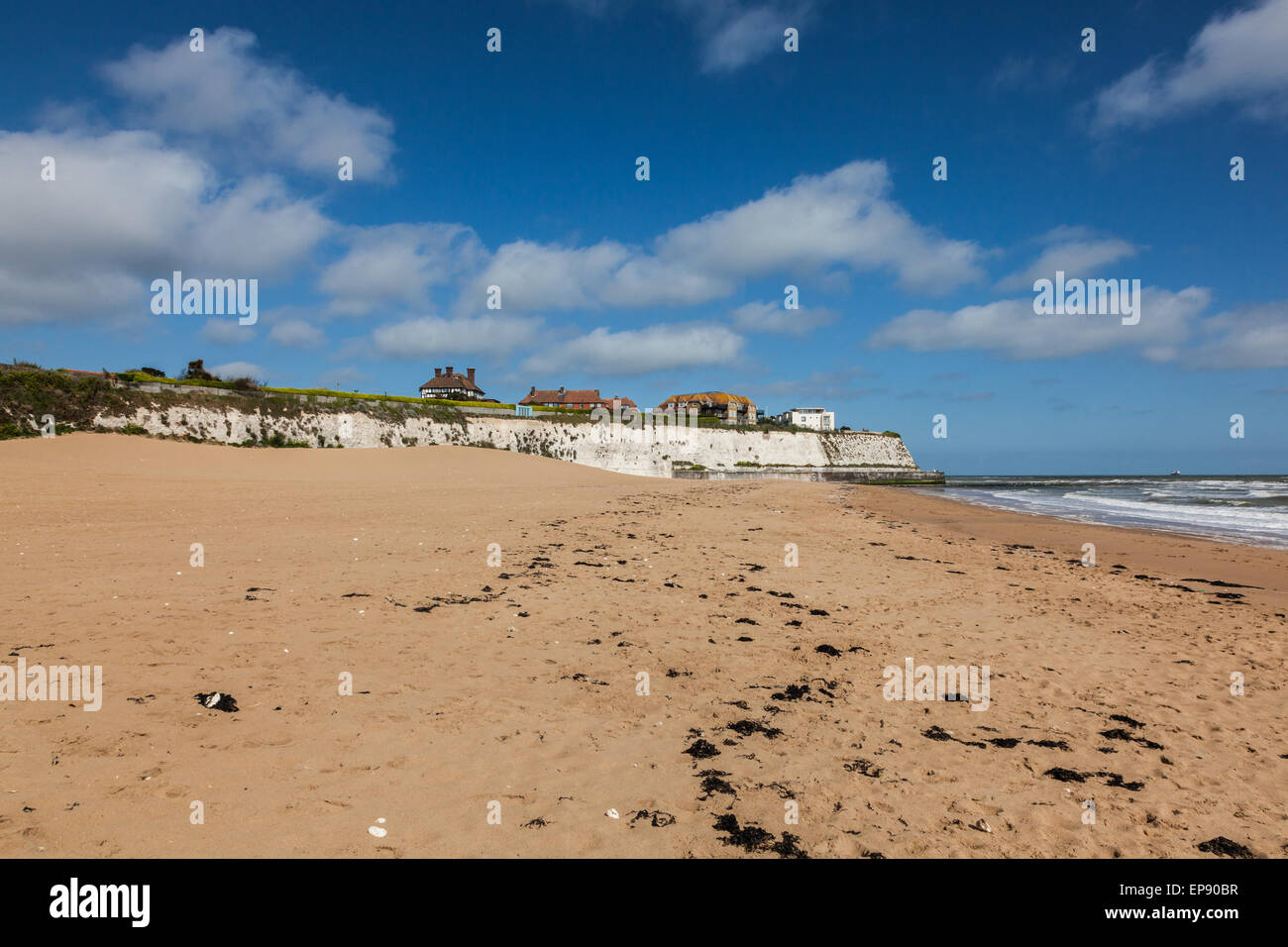 Joss Bay, a sandy sheltered beach near Broadstairs, Kent, England, UK