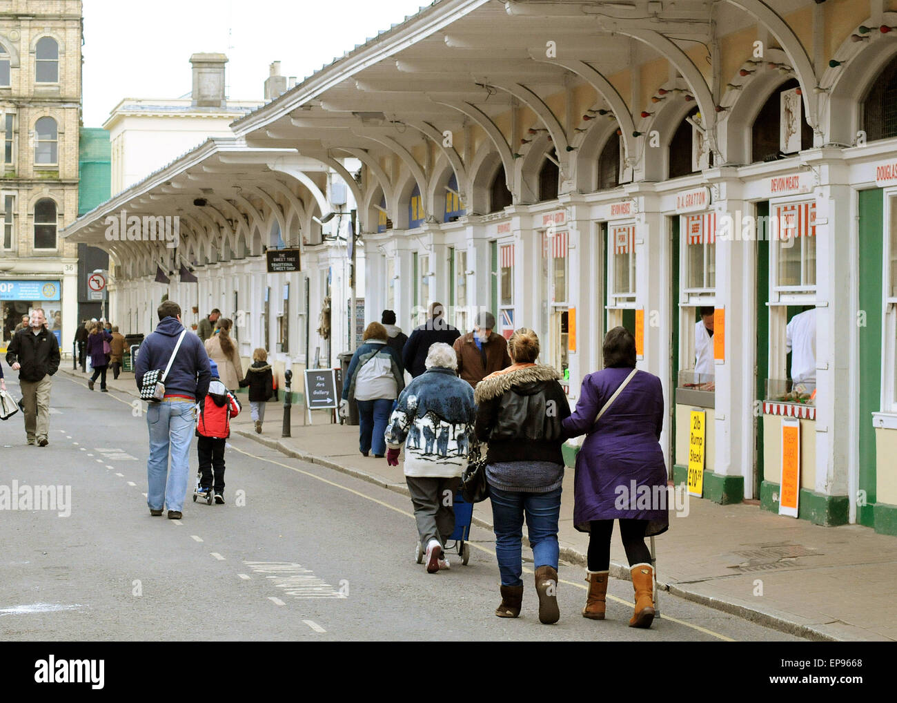 Barnstaple town centre hires stock photography and images Alamy