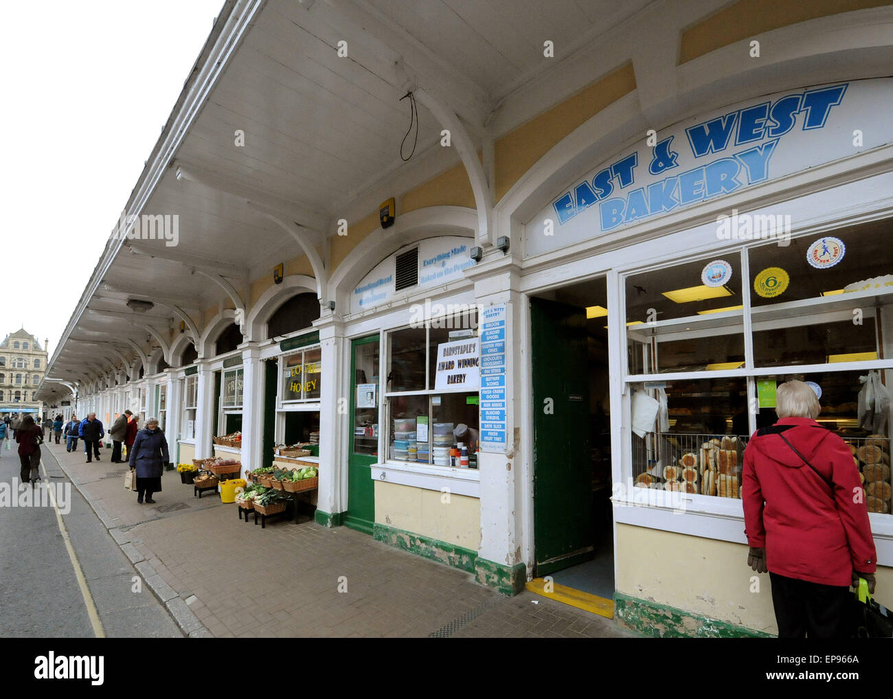 East West Bakery The Historic Butchers Row Barnstaple. with traditional