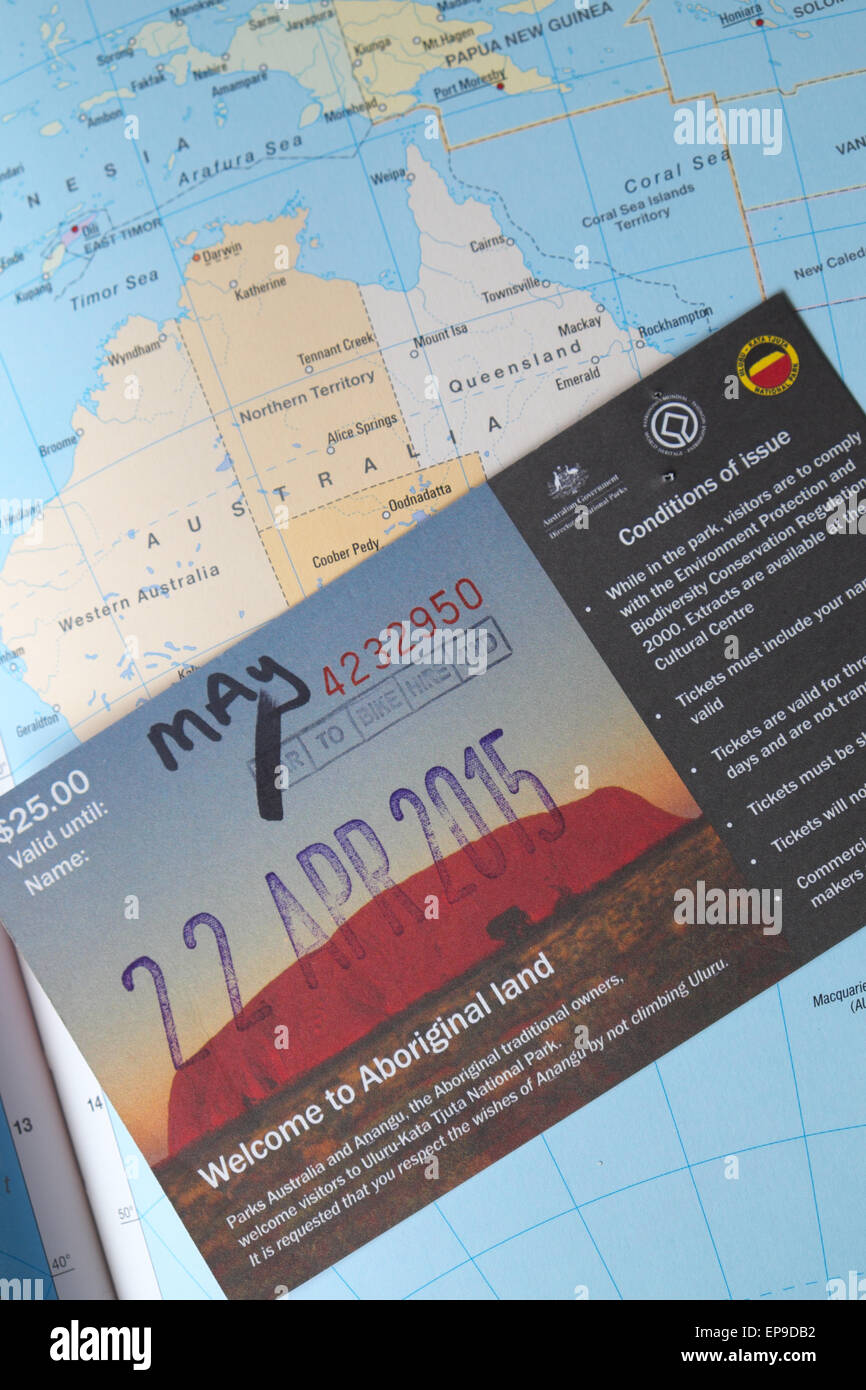 Australia admission entrance ticket to the Aboriginal Lands around ...