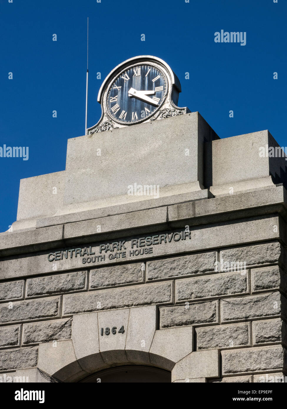 Central Park Reservoir Building, South Gate House (Gatehouse), NYC, USA