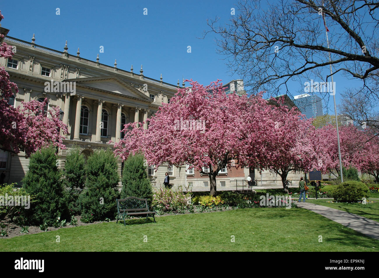 Toronto, Canada: Osgoode Hall, a landmark building in downtown Toronto constructed between 1829 and 1832 Stock Photo