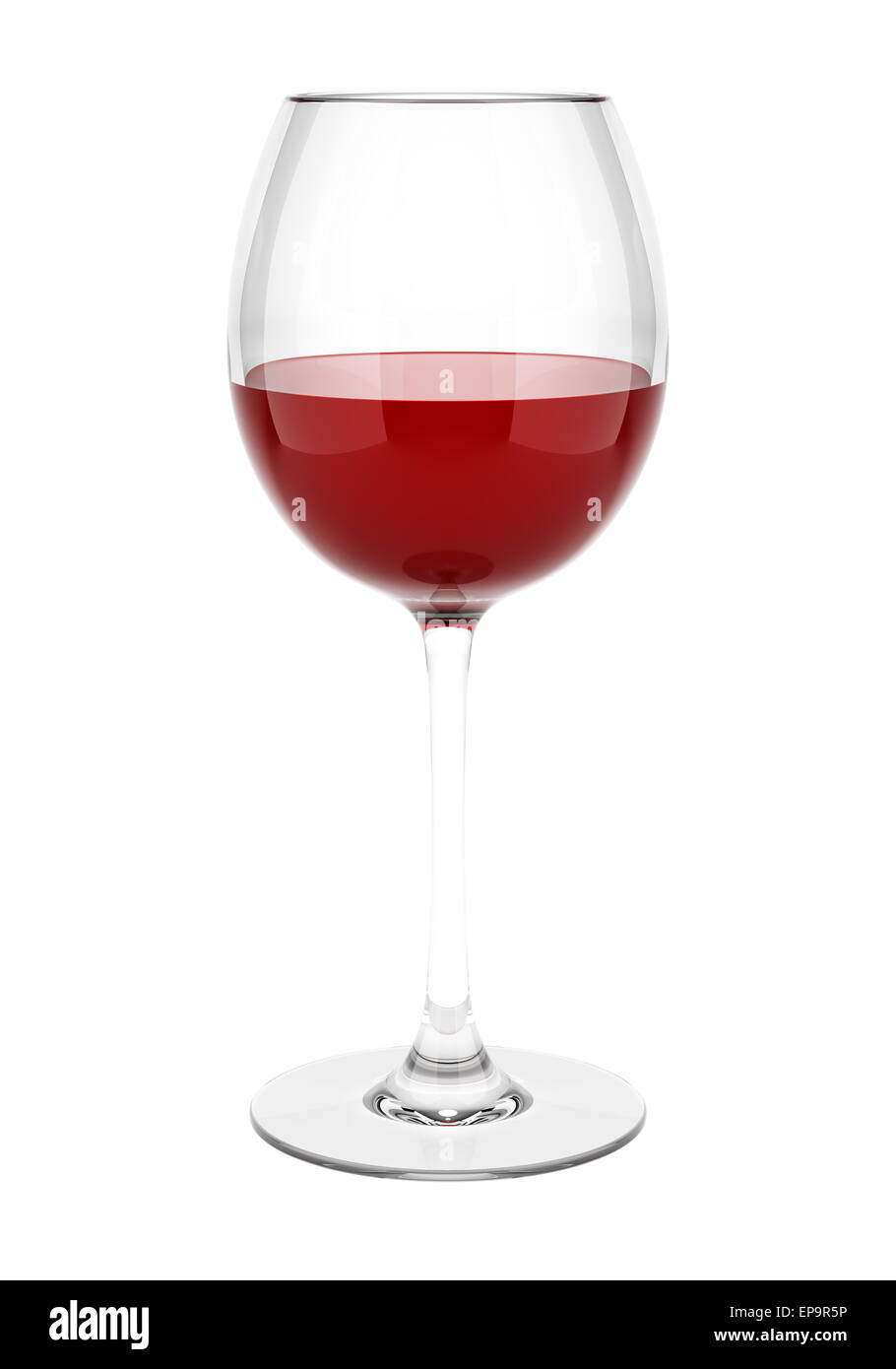 glass of red wine isolated on white background Stock Photo - Alamy