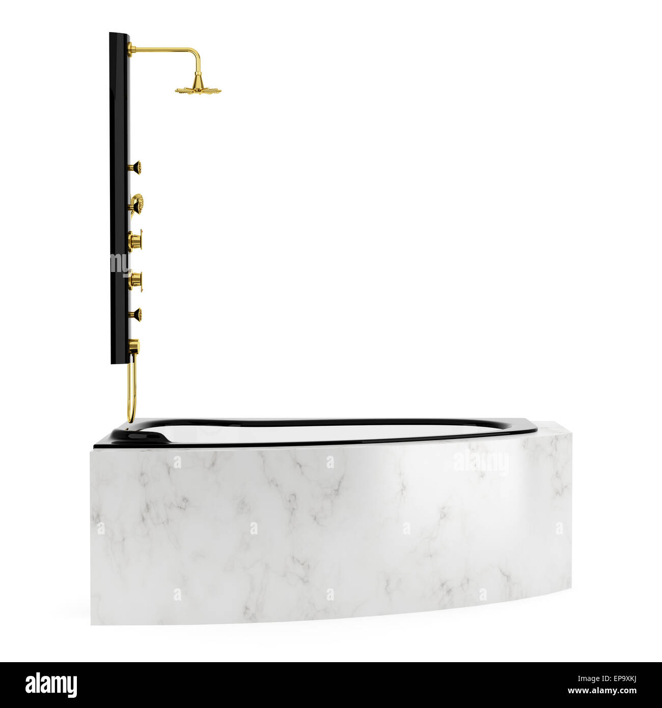 modern bathtub isolated on white background Stock Photo - Alamy