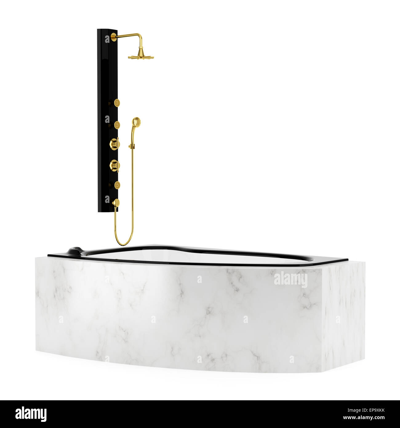 modern bathtub isolated on white background Stock Photo - Alamy